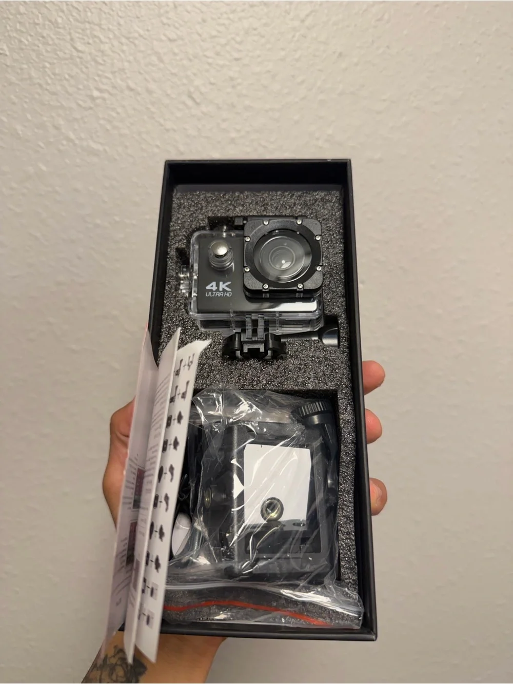 Nortech 3 Pro 4K AI-Powered Action Camera Waterproof 140° Wide Angle w/ Accessor